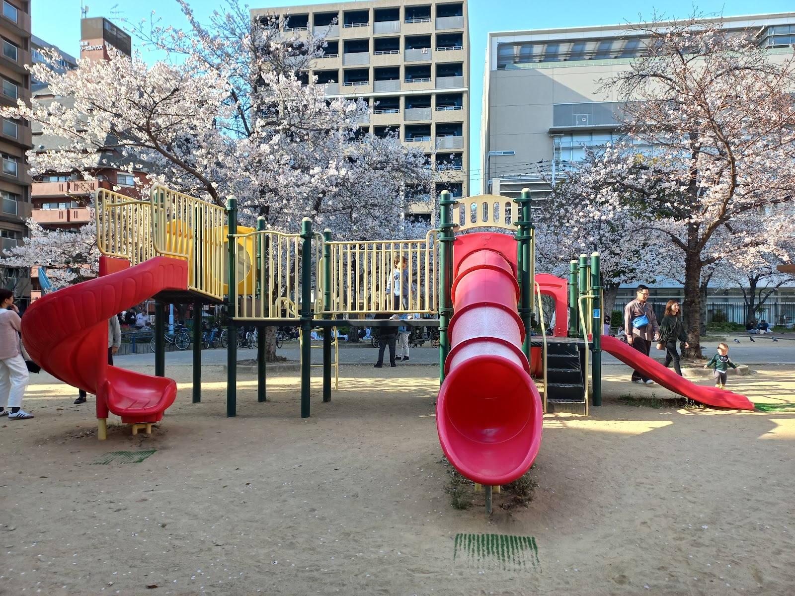 오사카 난바나카 공원 주변 명소 사진