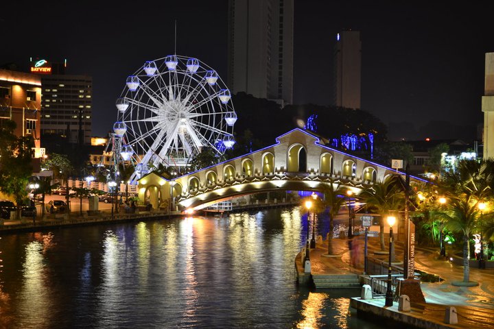 말라카 멜라카 강 유람선 선착장 주변 명소 사진