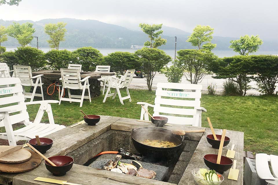 야마나카코 해마 근처 맛집 사진